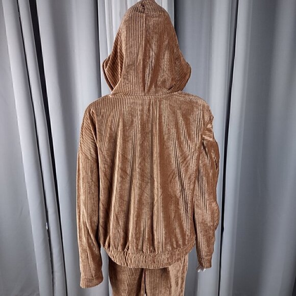 No Boundaries Brown Elastic Waist Hoodie & Pants. Hoodie Sz 21 Pants Sz 19 (NWT) - Picture 4 of 16